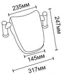 Подголовник для ванны Royal Bath белый SY-2B-W